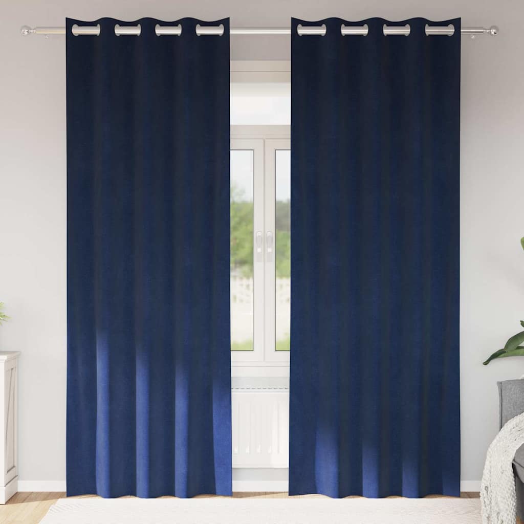 Curtains with Drapes 2 pcs Velvet