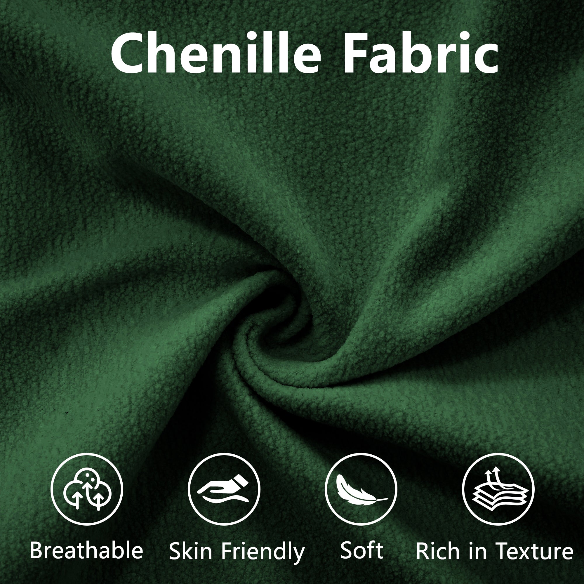 Luxury Modular Sectional Sofa Couch,Oversized L Shaped Cloud Couch For Living Room,Deep Seat Sofa Couch With Convertible Ottoman,Chenille Green